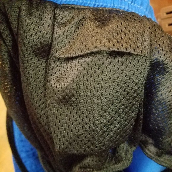 Nike nylon Swim Trunks board shorts Men Teen 30" + stretch Blue swimming Shorts - Picture 3 of 8